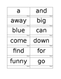 Pre-K Dolce Sight Word List.