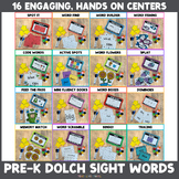 Pre-K Dolch Sight Word Activities - 16 Centers for Reading