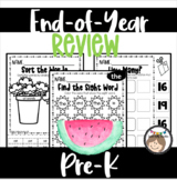 Pre-K EOY ( End of Year ) Review Activities