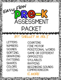 Pre-K Assessment: Easy Flow Pre-K Assessment Packet