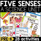 Pre-K Five Senses Science Unit | 5 Senses Worksheets, Cent