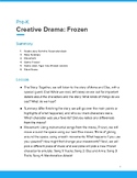 Pre-K Disney's Frozen Creative Drama Lesson