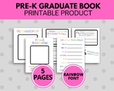 Pre-K Graduate Book Printable | Printable keepsake pages |