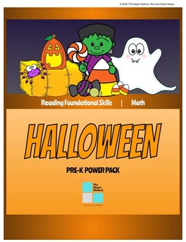 Preview of Pre-K Halloween Power Pack - Holiday Activity Learning Kit