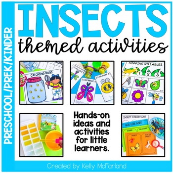 Preview of Preschool, Pre-K, and Kindergarten Insect Centers & Activities