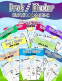 Pre K/ Kinder COMPLETE alphabet worksheet set!