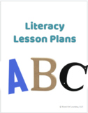 Pre-K -Kinder Literacy Lesson Plans