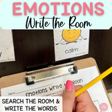 Pre-K/Kindergarten Literacy Center: Emotions Write the Room