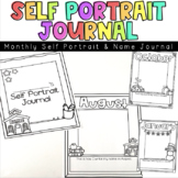 Pre-K & Kindergarten Monthly Self Portrait Name Journal- P