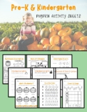 Pre-K & Kindergarten Pumpkin Activity Sheets
