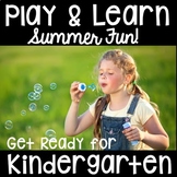 Pre-K & Kindergarten Summer Packet- Play Based Digital and