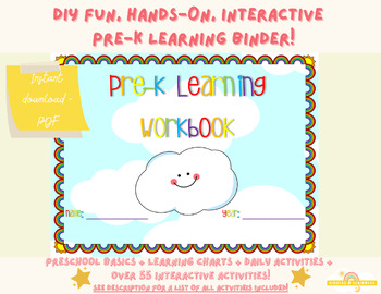 Preview of PRE-K LEARNING WORKBOOK