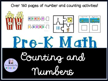 Preview of Pre-K Math Counting and Numbers Pack