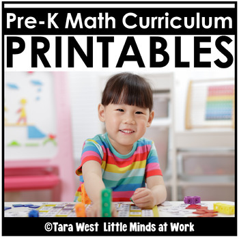 Preview of Pre-K Math Curriculum: Preschool Math Printables