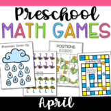Pre-K Math Games for April