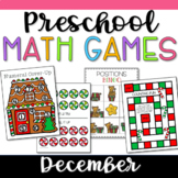 Pre-K Math Games for December