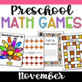 Pre-K Math Games for November