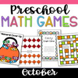 Pre-K Math Games for October