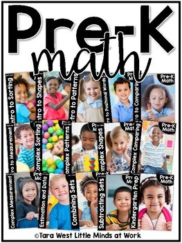 Preview of Pre-K Math (Preschool Math) Curriculum Units