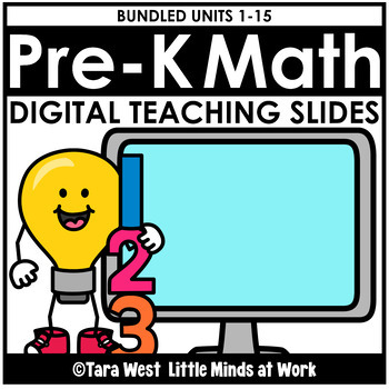 Preview of Pre-K Math (Preschool, TK, Junior K) DIGITAL Teaching Slides
