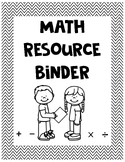 Pre-K Math Student Resource Packet
