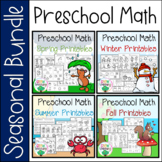 Pre-K Math Worksheets Bundle - Math Skills, Morning Work, 