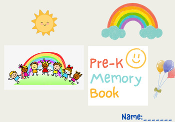 Preview of Pre-K Memory Book Foldable