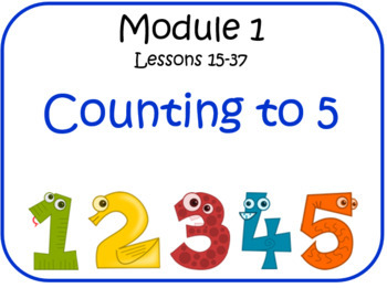 Preview of Pre-K Module 1 Lessons 15-37 (Compatible w/ Eureka Math)