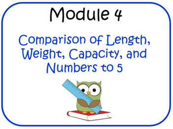 Preview of Pre-K Module 4 Lessons 13-27 (Compatible w/ Eureka Math)