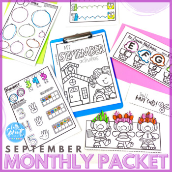 Preview of Pre-K Monthly Learning Packet ● Ready to Go Activities ● September ● BTS