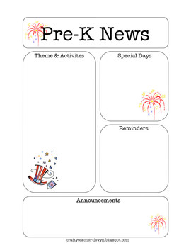 Preview of Pre-K Newsletter, July