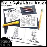 Pre-K Sight Word Books