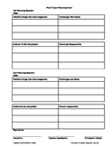 Pre-K Team Meeting Form for Teachers and Assistants