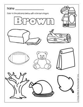 Pre-K Thanksgiving Printables by The Buzzing Spot | TpT