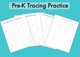 Pre-K Tracing Practice- Letters, Numbers, Shapes, Lines- D