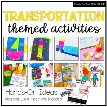 Pre-K Transportation Themed Centers & Activities | TpT