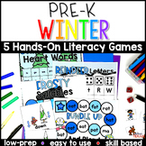 Pre-K Winter Reading Center Games & Activities- December P