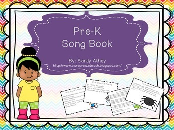 Preview of Pre-K and Early Primary Song Book