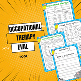 Pre-K and K-12 Occupational Therapy Evaluation Bundle with