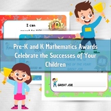 Pre-K and K Mathematics Awards, Celebrate the Successes of