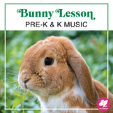 Pre-K and Kindergarten Bunny Music Lesson Plan - Spring or Easter