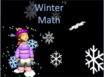 Preview of Pre - K and Kindergarten Winter Themed Math Packet
