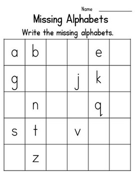 Pre-K and Kindergarten Worksheets (Alphabets, Numbers, Colors and Shapes)