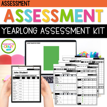 Preview of Pre-K and Kindergarten Yearlong Assessment Set