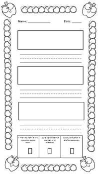 Pre-K and Kindergarten writing paper packet by DocL's Shoppe | TpT