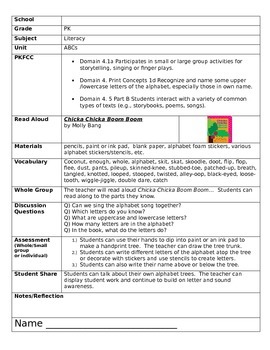 Preview of Pre K lesson plans and worksheets for School, Family, Patterns, Leaves, Friends