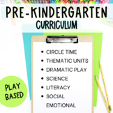 Pre-K or Preschool Play Based Curriculum