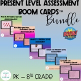 Pre-K through Grade 8 Present Level Assessment Boom Cards Bundle