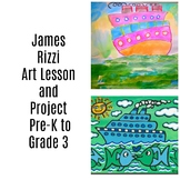 Pre-K to 3rd Art Lesson James Rizzi Boats Contemporary Art