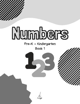 Preview of Pre-K to Kindergarten Numbers Workbook (Numbers 1-20) | Letter Size |